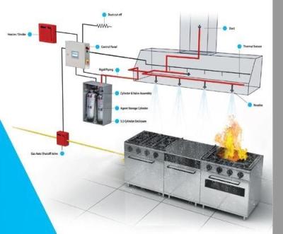 Kitchen Suppression System Example