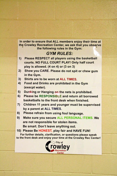 gym rules