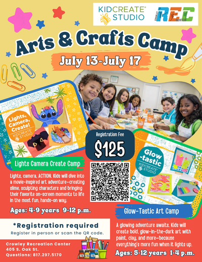 Arts and Camp Flyer