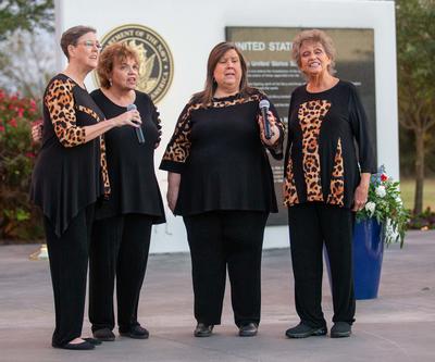 Crowley Veterans Plaza Ceremony, Nov. 10, 2021