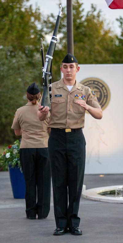 Crowley Veterans Plaza Ceremony, Nov. 10, 2021