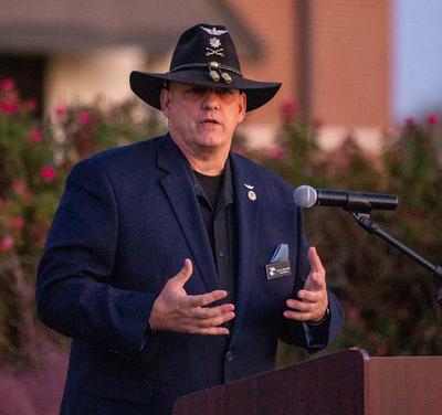 Crowley Veterans Plaza Ceremony, Nov. 10, 2021
