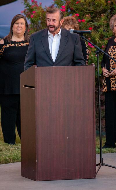 Crowley Veterans Plaza Ceremony, Nov. 10, 2021