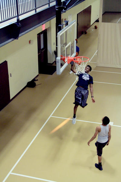 Basketball players